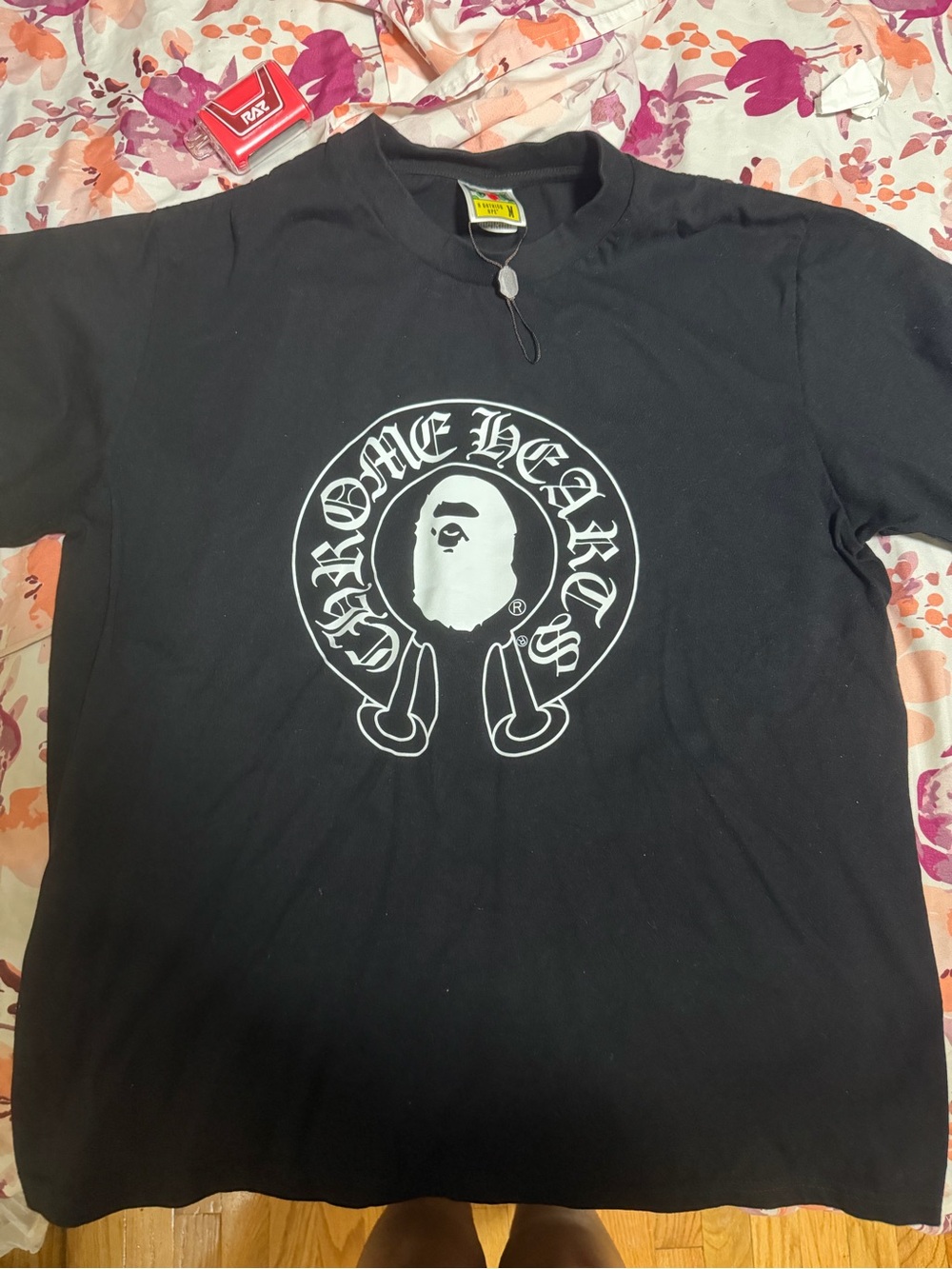 Chrome Hearts Black Tee with White Circular Logo - Picture 5 of 5